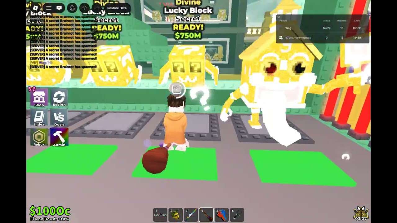 i lost the lucky block race