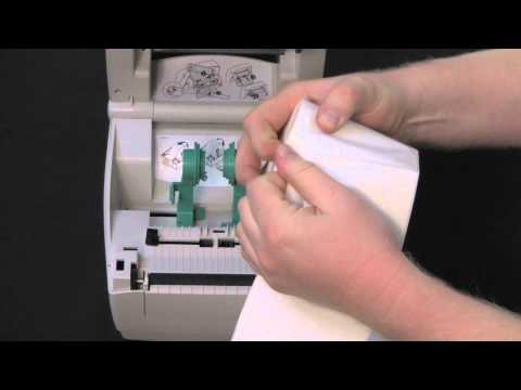 Zebra TLP Desktop Printer - Label Loading - YouTube