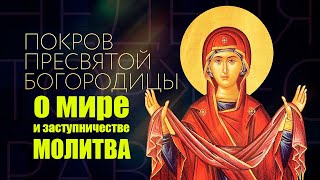 Молитва о мире и заступничестве «Покров Пресвятой Богородицы» на русском языке с субтитрами + текст