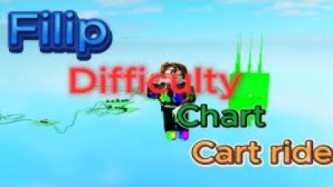 Filip difficulty chart cart ride Stage 1 - 61 | Roblox create a cart ride