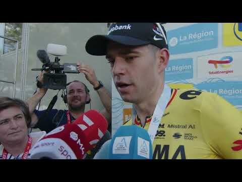 Wout van Aert - Interview at the finish - Stage 5 - Tour Auvergne Rhône-Alpes 2026
