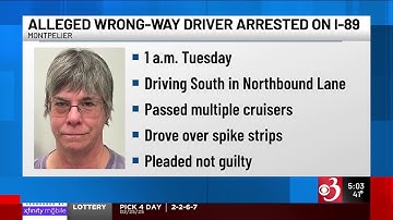 Police: Wrong-way driver on I-89 stopped with spike strips