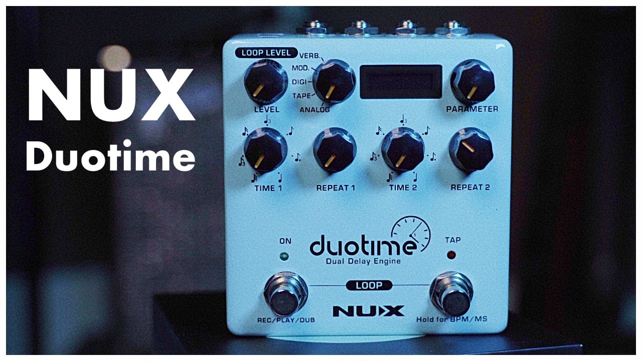 NUX duotime デュアルディレイエンジン NUX Duotime Dual Delay Engine Pedal | Sweetwater