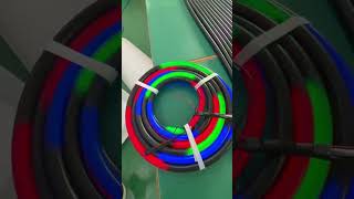 how to led strip inside the 22mmtube 240led  to make neon lights  #22mmneonlights #blackneonlights
