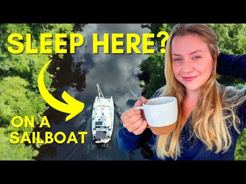 ⁣Free Docking Our Sailboat In The Awesome Dismal Swamp