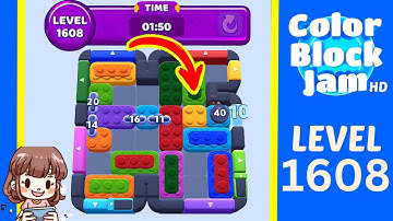 Color Block Jam Level 700 (1608) Solution Walkthrough