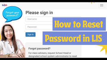 HOW TO CHANGE/RESET PASSWORD IN LIS (Learners Information System) || Teacher Jess