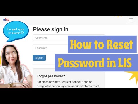 HOW TO CHANGE/RESET PASSWORD IN LIS (Learners Information System) || Teacher Jess