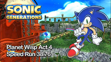 Sonic Generations - Planet Wisp Act 4 - Speed Run 38.76