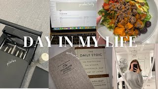 DAY IN MY LIFE| productive monday, pilates, school, chats