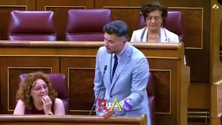Gabriel Rufián que deja callada a toda la bancada del PP-Vox-Junts en tres minutos...