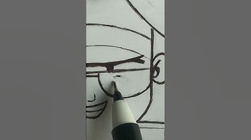 Little Singham Easy Drawing 🙏 PLEASE SUPPORT ME 🙏💞#short #shorts #cartoon #short_video #arts