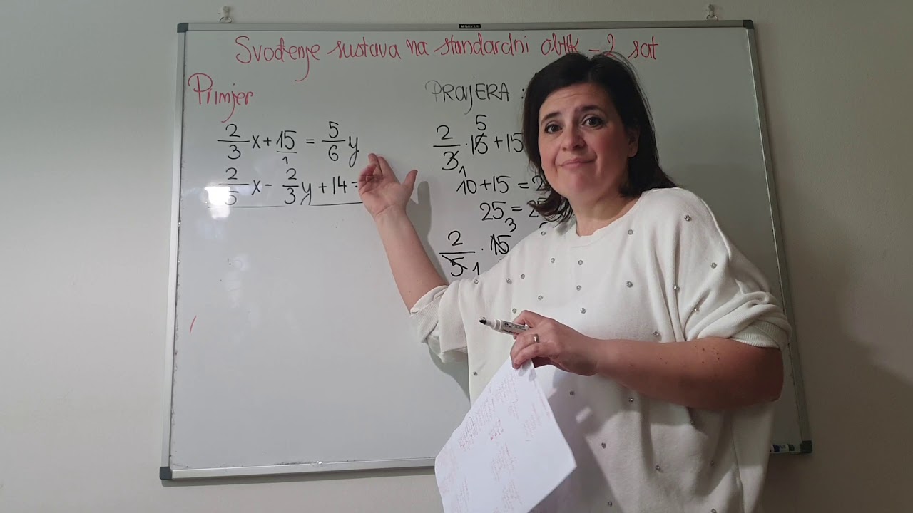 Svođenje sustava na standardni oblik (2.dio)