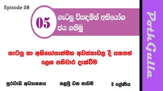 ගැටලු විසඳමින් අභියෝග ජය ගනිමු | Epic 08  | 5 වන පාඩම | Grade 8 | 5 th Lesson | පුරවැසි අධ්‍යාපනය |