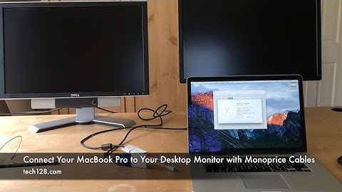Connect Your MacBook Pro to Your Desktop Monitor with Monoprice Cables