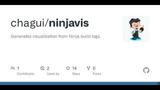 GitHub - chagui/ninjavis: Generates visualization from Ninja build logs.
