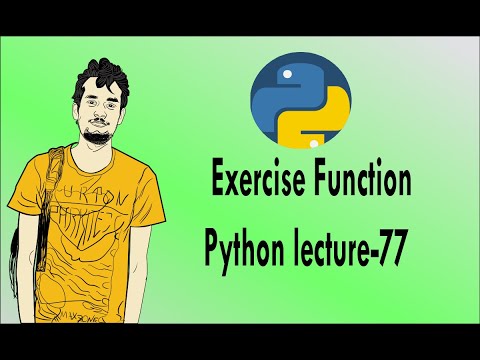 Python bangla tutorials -77 (Exercise Function)