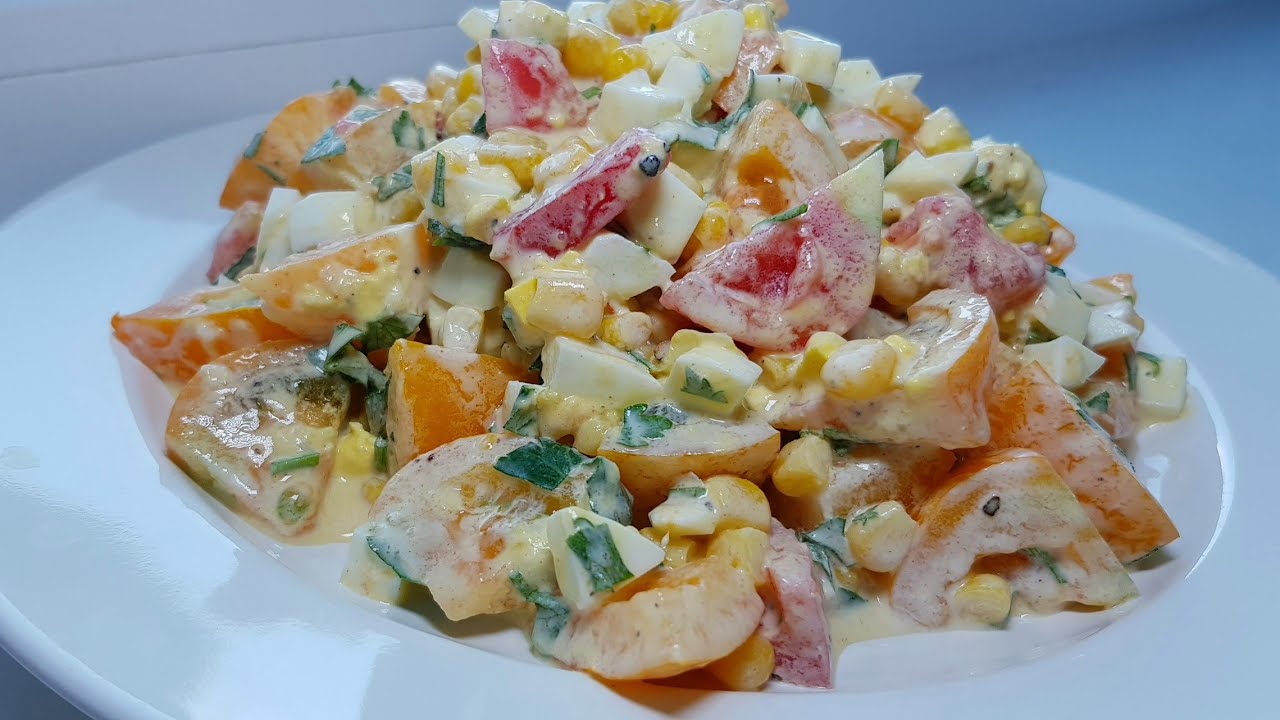 БЫСТРЫЙ САЛАТ НА КАЖДЫЙ ДЕНЬ. Рецепты салатов быстрого приготовления. - YouTube