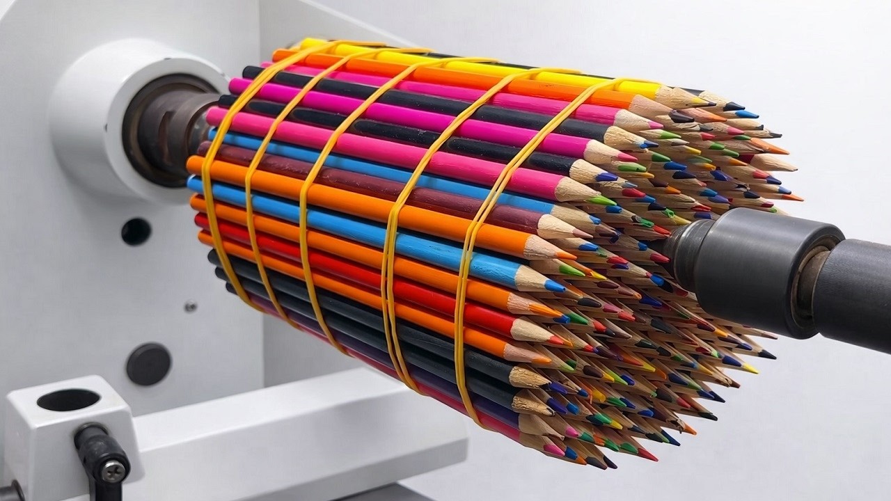 @Horror Wood Rotation  From School Supplies to High Art Genius Colored Pencil & Epoxy Project