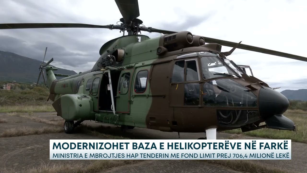 Modernizohet baza e helikopterëve në Farkë/ Ministria e Mbrojtjes hap tenderin me fond limit prej...