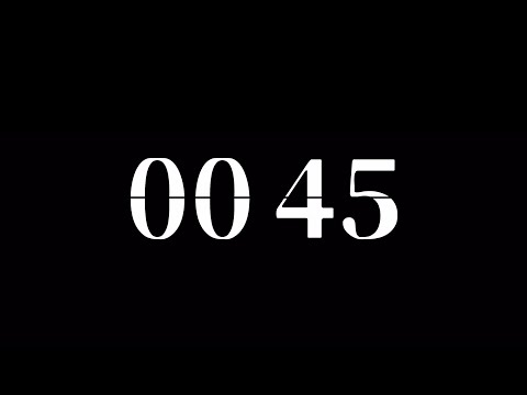 45 second timing, Timer & alarm flip clock.