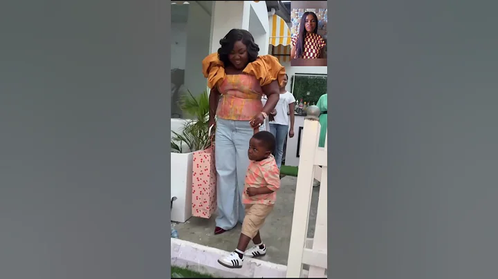 Nollywood actor, Stan Nze's wife Blessing Obasi & her lovely Son attended a party looking amazing.