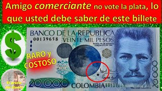 LOS TESOROS ESCONDIDOS EN ESTE BILLETE DE VEINTE MIL PESOS DE COLOMBIA JULIO GARAVITO LOGO GRANADA