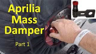 Aprilia Mass Damper Test &amp; Tune part 1