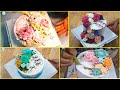 Top Beautiful Flower Cakes Decoreting With Topping Cream | Những Mẫu Bánh Hoa Kem Topping Cực Xinh