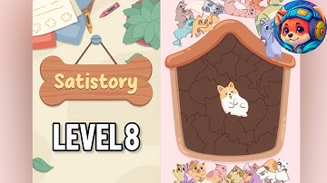 Satistory: Tidy Up ASMR Game – Level 8 Walkthrough Solutions | iOS / Android Gameplay