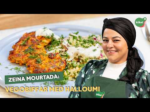 Zucchini Och Morotsbiffar Utan Halloumi