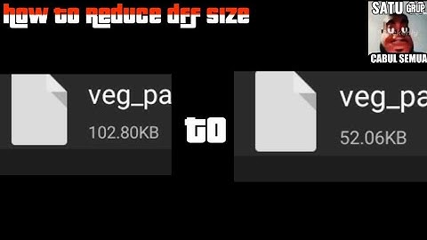 how to reduce dff size or low polying dff in blender [Indonesian and English sub]