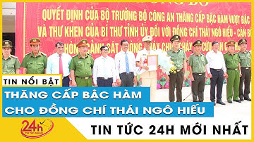 Cập nhật toàn cảnh lễ trao quyết định thăng quân hàm vượt cấp anh Thái Ngô hiếu cứu 4 người đuốinước