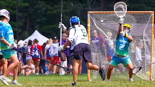 Team Attack Cancer Vs. Annapolis Hawks 2024 Green Lake Placid Summit Lacrosse Extended Clips