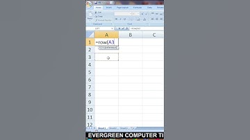 Row formula #shorts #excel #viral #trendingshorts #youtubeshorts      #new #exceltutorial