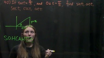5.3 The Other Trigonometric Functions #40