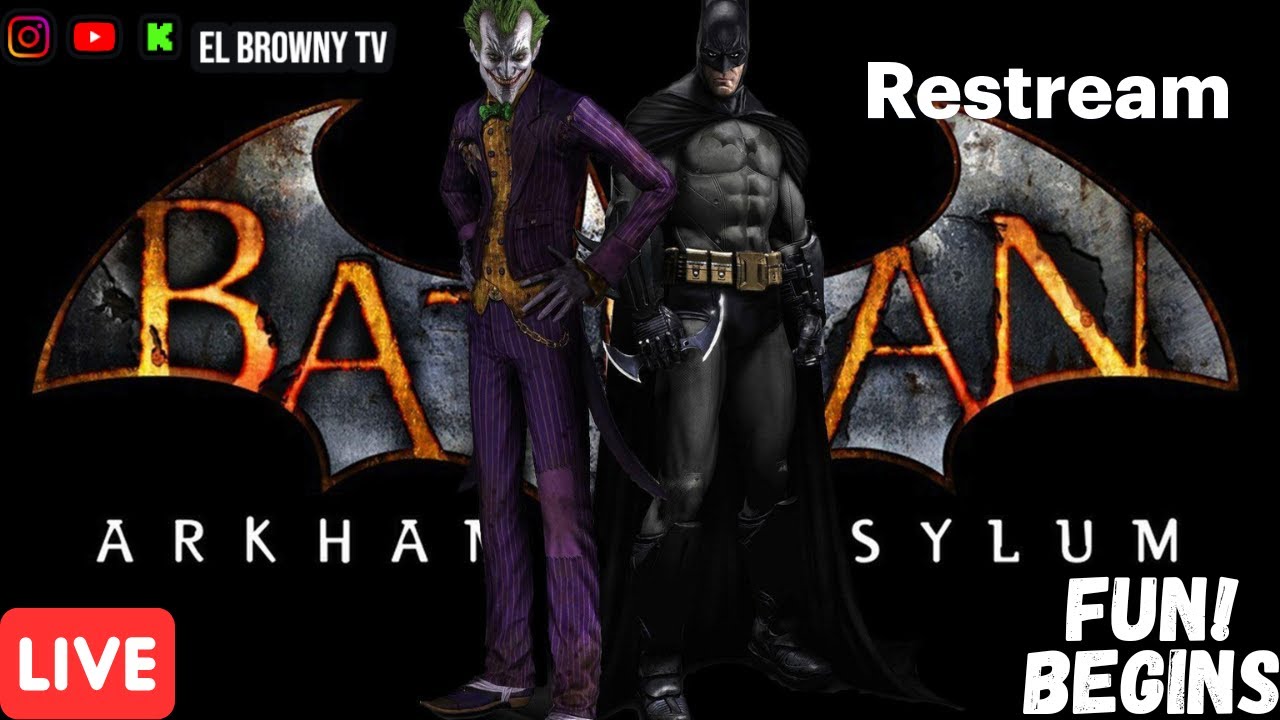 🔴 LIVE 🔴 Reliving the Classics 🦇 | Batman Arkham Asylum - Night Stream ...