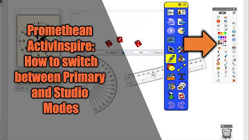How to switch between Primary and Studio Modes in Activinspire