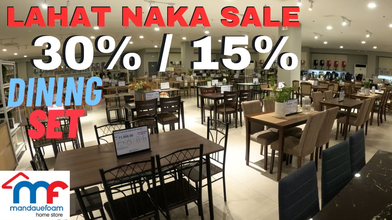 PRESYO NG MGA DINING SET SA MANDAUEFOAM 30 OFF YouTube presyo-ng-mga-dining-set-sa-mandauefoam-30-off-youtube