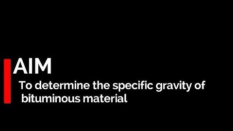 Specific gravity test -Bitumen  | VTU LAB