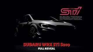 SUBARU WRX STI S209 REVEAL (First look)