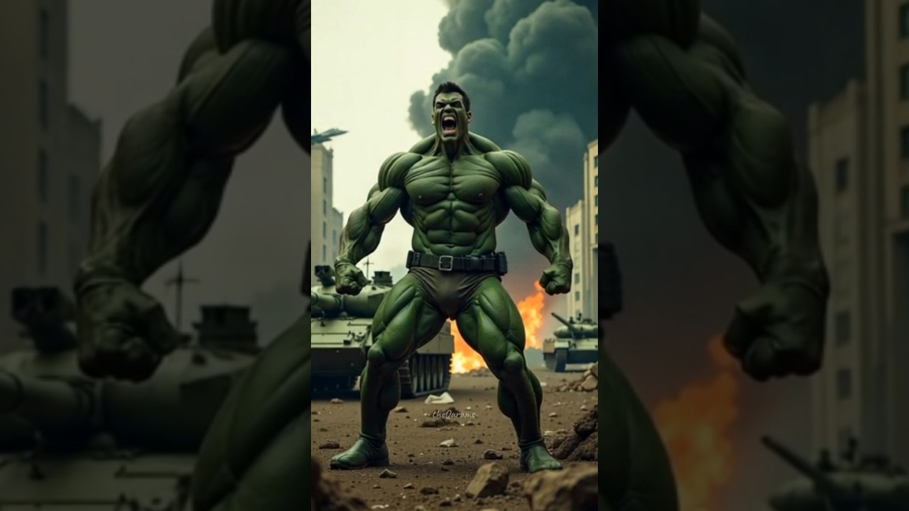 The angry Hulk 
