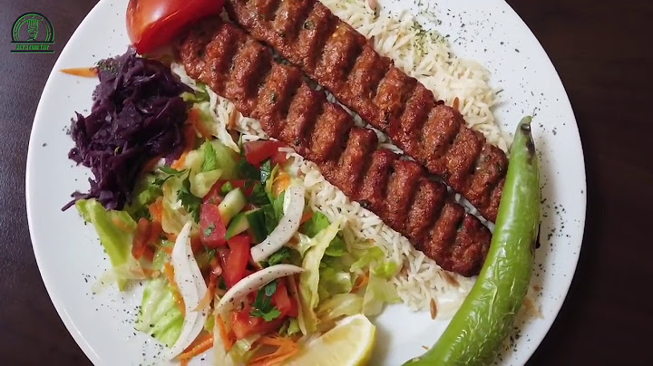 Turkish Food Video of Adana Kebab by Harput Restaurant in Bad Kreuznach | made by Sev's Food Trip |