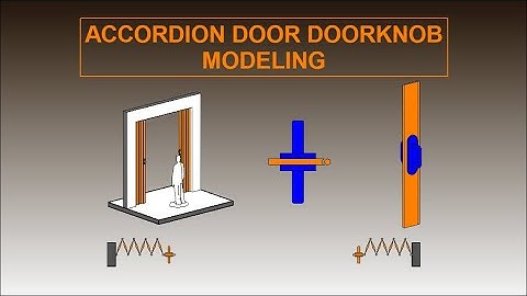 ACCORDION DOOR FAMILY ADVANCED REVIT TUTORIAL _ PART 4/10 DOORKNOB MODELING