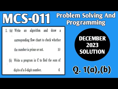 Algorithm and flowchart to check number is prime or not | Find the sum ...