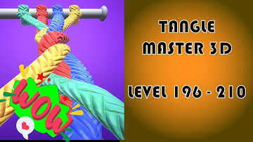 🤩 Tangle Master 3D - Gameplay Walkthrough - Level 196-210