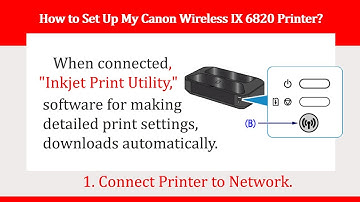 PIXMA ix6800/ix6820/ix6850 Wireless Connection Setup #IJStartCanon