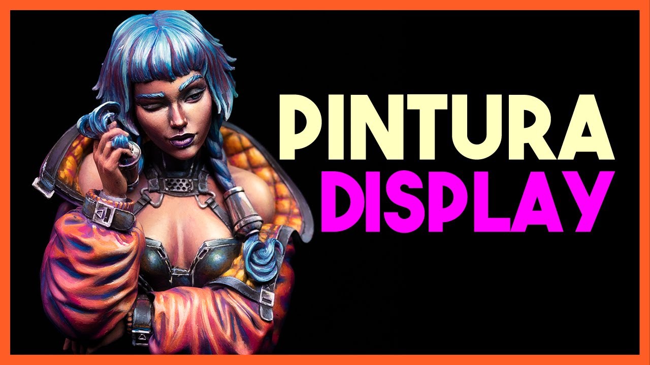 Tutorial passo a passo de cabelos e pele em nível máximo - A arte da pintura DISPLAY