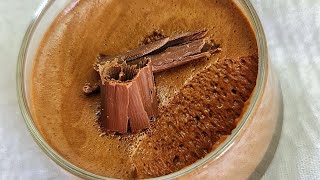 وصفة موس الشوكولاتة الأصلية توجديها في 5دقائق بمكونات بسيطة🤤