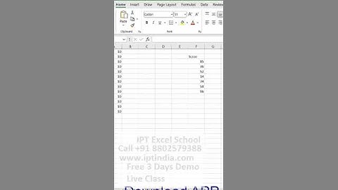 free excel training  #SHORTS #excelcourse  #macros #vba #excel #mis #msexcel #iptindia
